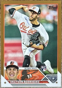 Actualización Topps 2023 Grayson Rodriguez Rookie Gold #0724/2023 Orioles #US50 - Imagen 1 de 2