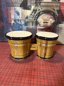 Vintage First act wooden bongo drum - Picture 1 of 14