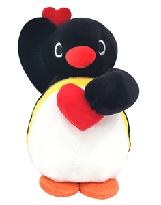 Muñeco de Peluche Oficial Pingüino Pingüino Serie: Doble Corazón Pingüino 27cm Genuino - Imagen 1 de 4