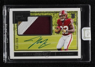 2019 Panini One 80/199 Bryce Love #12 RPA Rookie Patch Auto RC - Image 1 of 3