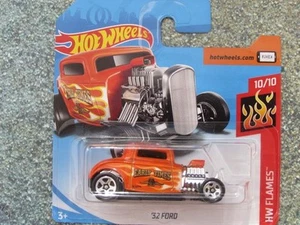 Ford Orange HW Flames 2018 #129/365 1932 Hot Wheels - Imagen 1 de 2