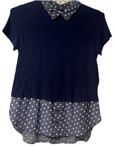 ELLE ~ donna ~ top ~ medio ~ blusa ~ manica corta - Foto 1 di 17