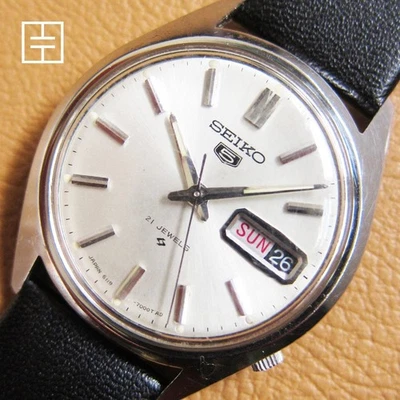 SEIKO 5 6119-7000 Vintage Automatic SS 21 Jewels Men’s Watch (MADE IN JAPAN) - image 1 of 4