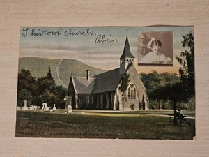 Antique Posted 1908 Matteawan NY New York St. Luke's Church Mt. Beacon Postcard - Picture 1 of 3