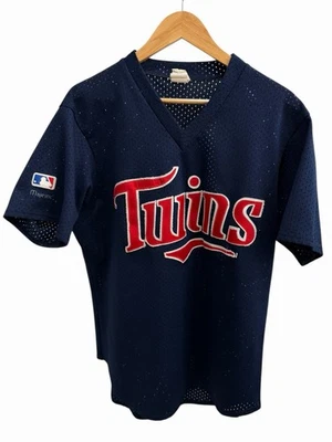 Camiseta deportiva vintage de entrenamiento de primavera/BP/majestuosa de los Minnesota Twins MLB - M Foto 1 de 4