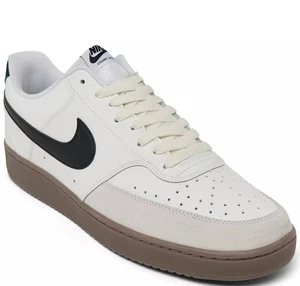 Nike Court Vision Low Sail Light Orewood Brown Sz 8.5 FQ8075-133 Casual Sneaker - Picture 1 of 5