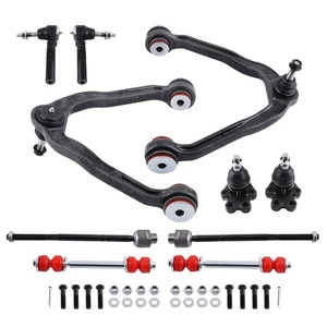 10x Front Upper Control Arms Sway Bars Tie Rods For 99-06 Sierra Silverado 1500 - Picture 1 of 20