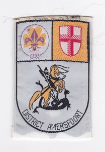 SCOUTS OF HOLLAND - NEDERLAND / NIEDERLÄNDISCHER SCOUT AMERSFOORT DISTRICT PATCH ~ AUSGESTORBEN - Bild 1 von 2