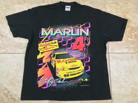 Vintage Sterling Marlin Kodak Racing Single Stitch T Shirt SZ XL 1997 Cover