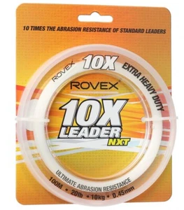 Rovex 10X Leader NXT 100m Spools Extra Heavy Duty Fishing Leader Material Mono - Picture 1 of 1