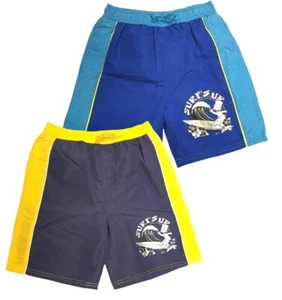 Costumi da nuoto ragazzi The Simpson gialli blu scuro surf costumi da bagno pantaloncini da surf - Foto 1 di 8