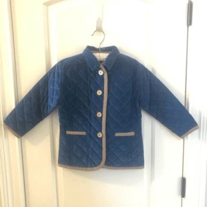 Papo d'Anjo blue corduroy coat size 5 - Picture 1 of 4
