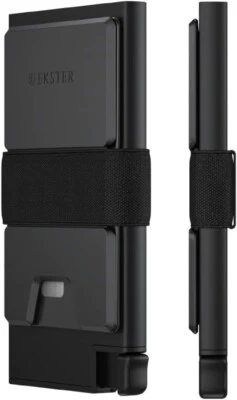 AUTHENTIC Ekster Aluminum Card Holder Wallet - Black - New SEALED - Image 1 of 4