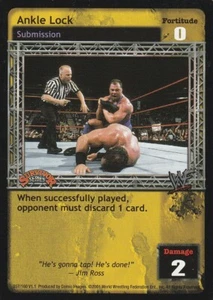 WWE: Ankle Lock (SS1) [Played] card type Submission Raw Deal Wrestling WWF - Picture 1 of 1