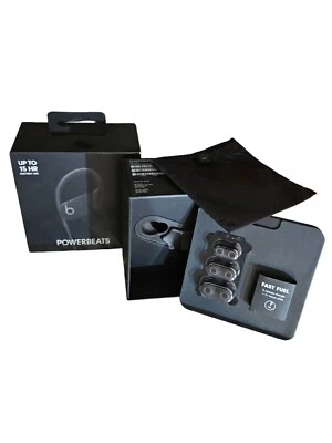 Beats by Dr. Dre Powerbeats, EMPTY BOX ONLY- BLACK Color - Excellent Open Box - Image 1 of 3