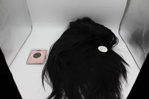 Long Straight Black Wigs for woman Synthetic Wig Heat Resistant Hair C2376 - Picture 1 of 8