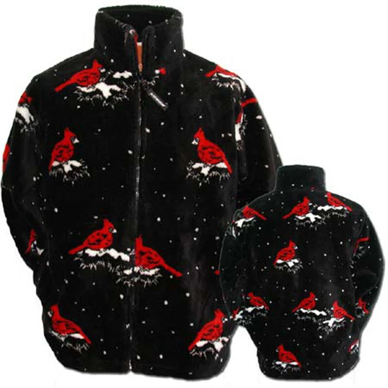 Chaqueta polar ultra felpa Black Mountain Cardinals nueva pequeña - 3X Foto 1 de 1