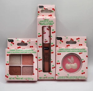 3er Set - B Color Cherry Scented Lip-g, Lidschatten & Highlighter Rouge - Bild 1 von 1