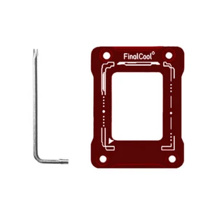 FinalCool CPU Bending Corrector Buckle for LGA1700-BCF Intel Gen12 (Red) UK - Bild 1 von 12