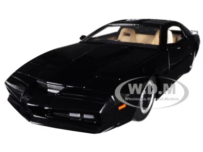 1982 PONTIAC FIREBIRD BLACK W/LIGHT K.I.T.T. KNIGHT RIDER 1/24 MODEL JADA 30086 - Image 1 of 4