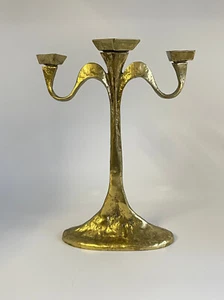 Messingleuchter Kerzenleuchter Kerzenständer Messing Candle Holder Brass MCM . - Bild 1 von 10
