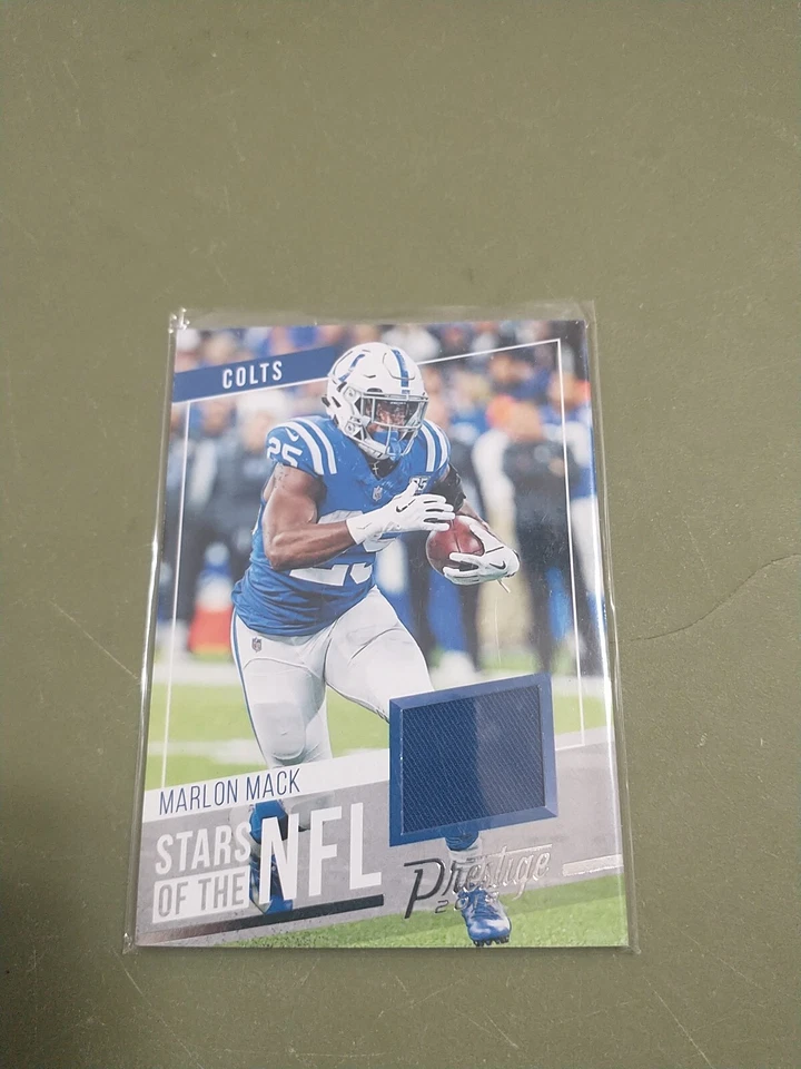 Marlon Mack 2019 Prestige Stars of the NFL Jersey relic Indianapolis Colts SS-MM - Image 1 of 1