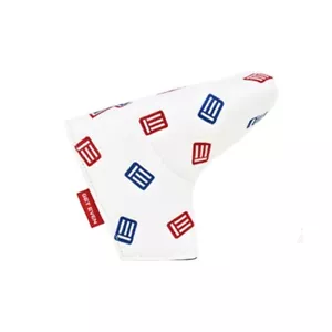 EVNROLL Blade Putter Cover Dancing E Rot Weiß Blau Magnetverschluss Brandneu - Bild 1 von 3