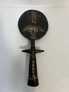 Vintage 15"  ASHANTI CARVED WOOD AFRICAN FERTILITY DOLL  - Picture 1 of 4