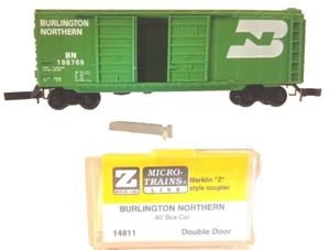 Z MTL 14811 40ft Std Box Car Double Door Burlington Northern BN - Picture 1 of 3