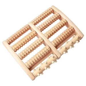 Foot Massage Natural Wooden Multiple Rows Healthy Rest Pain Relief Body Massage - Picture 1 of 10