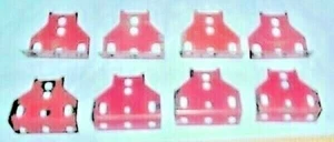 1935-62 A C GILBERT ERECTOR SET PART P-79 CAR TRUCK RED 16 PIECES - Picture 1 of 2