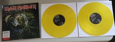 Iron Maiden Killer USA Tour Yellow Vinyl LP Record new Foto 1 de 2