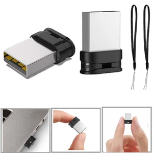 Small 64GB  USB 2.0 Flash Drive Memory Disk Low-Mini Profile Memory Stick U Disk - Picture 1 of 12