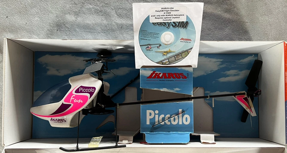 Ikarus Fun Piccolo ARF Helicopter RC Electric IOB Norbert Grüntjens - Image 1 of 4