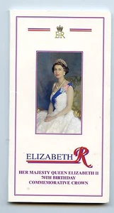 UK 1996 Uncirculated £5 Coin Queen Elizabeth II 70TH Birthday - Picture 1 of 2