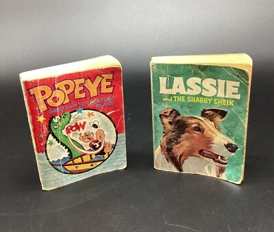 Vtg Popeye Ghost Ship 1967 & Lassie and the Shabby Sheik 1968, Big Little Books Foto 1 de 4