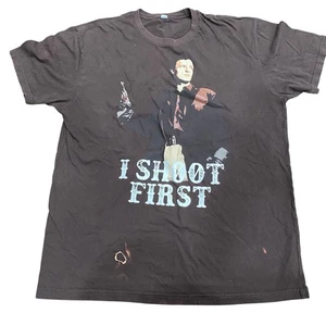 Firefly Malcolm Reynolds I Shoot First Graphic Tee Size  - Bild 1 von 8