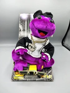 Vintage Gemmy Frogz Rock It Rap Ribbit Hip Hop Plush Frog Plays In Da Club  READ - Picture 1 of 6