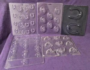 Westernpferde Hufeisen Schokolade Fondant Bonbonformen 6 Stück - Bild 1 von 5