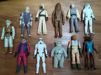 Vintage Star Wars Kenner 1977-1983 Action Figure lot Dengar Tusken Stoormtrooper - Image 1 of 4