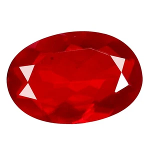 Ópalo de fuego natural rojo Etiopía 1,37 quilates extraordinario ovalado perfecto 9,5 x 6,6 mm - Imagen 1 de 5