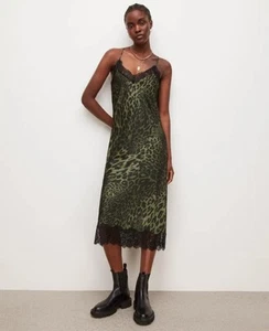 All Saints summer dress Tigi Kiku leopard dress was £139 uk10 New w/o tags *lcc - Picture 1 of 7