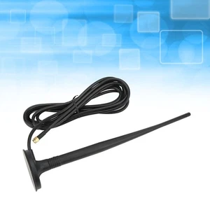 Antenne Externe Omnidirectionnelle 4G 15 DBi à Ventouse Fil Rouge Pour Surveilla - Afbeelding 1 van 12