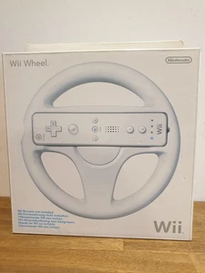 Volante Oficial Nintendo Wii Nuevo en Caja Blanco Nuevo Precintado Coleccionable - Imagen 1 de 7