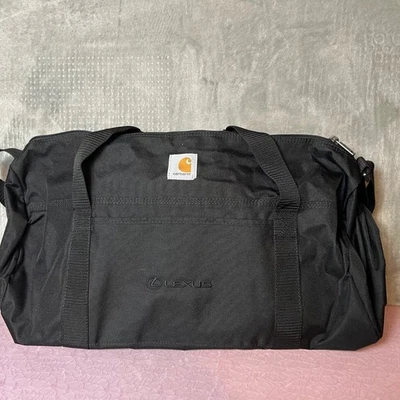 Bolso de Lona Carhartt Lexus Collaboration Negro Viaje Gimnasio Fin de Semana Foto 1 de 3