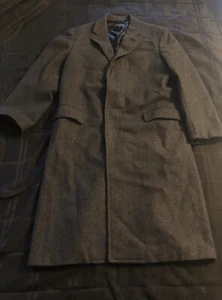 Vintage Brooks Brothers Heavy Overcoat Union Made In USA, Size:44XL - Picture 1 of 15