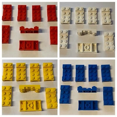 Lego 8x Fahrzeug Kotflügel 3788 2x4 Mudguard - für Auto Car Vehicle gelb rot - Bild 1 von 4