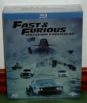 FAST AND FURIOUS (A TODO GAS) 1-8 COLECCION COMPLETA 8 BLU-RAY NUEVO PRECINTADO - Imagen 1 de 4