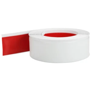 Vinyl Wall Base Baseboard Molding Trim 4"x 40FT Flexible Self Adhesive White - Picture 1 of 7
