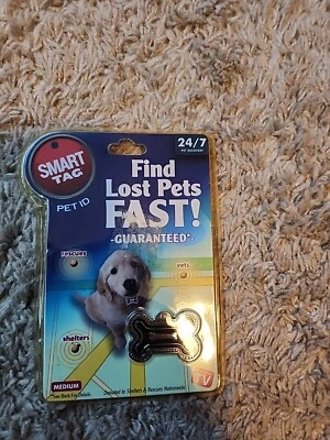 SMART TAG PET ID Talla Mediana COMO SE VE EN TV Encuentra Mascotas Perdidas Rápidamente Foto 1 de 2